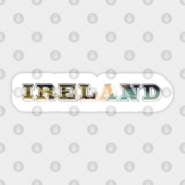 Love Ireland Travel T-shirt Sticker by cricky